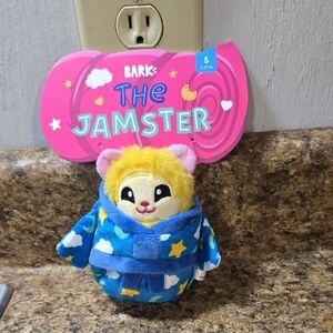 Bark The Jamster Plushdog Toy with Blue and Yellow Size Small 0-20 Pounds NWT